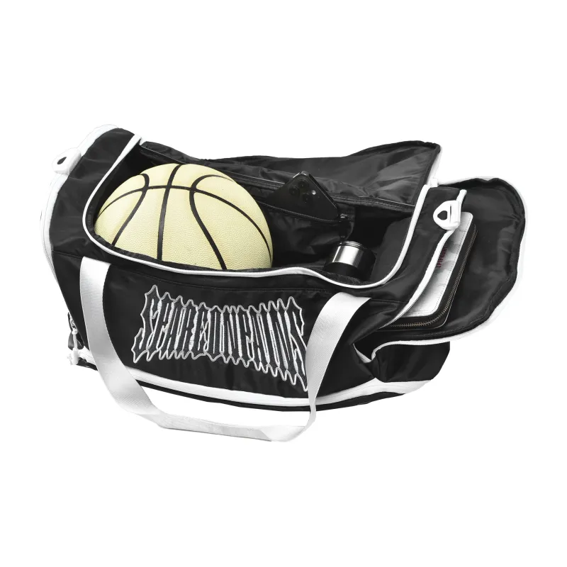Spare No Pains. Polyester Basketball Bag, Crossbody Handbag, Gym Bag Tubas Unisex Black-6