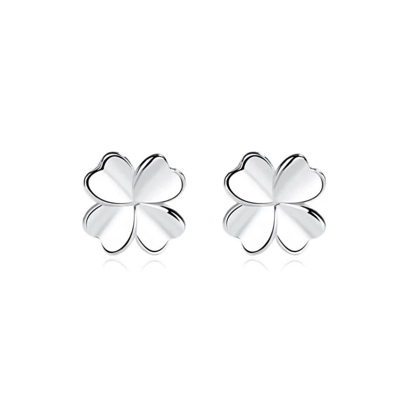 DAN DREAM S999 Fine Silver Stud Earrings Women's-0