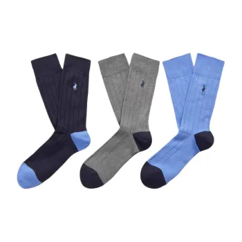 Polo Ralph Lauren Mid-Calf Socks Unisex 3 Pack