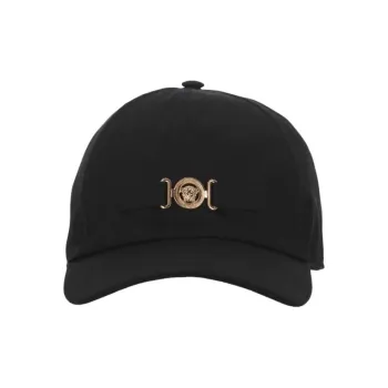 VERSACE Medusa Plaque Curved Peak Baseball Cap