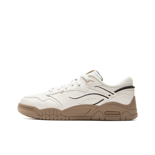 LINING Moon White 3 Skateboard Shoes Men Low Top Mist White