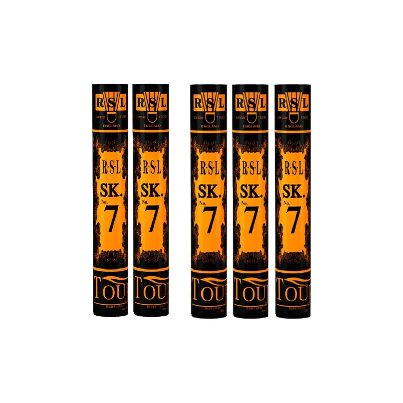 RSL SK.Size 7 Duck Feather Shuttlecock 12 Pack CiGu Duck Feather Small Board Duck Feather Training Shuttlecocks-9