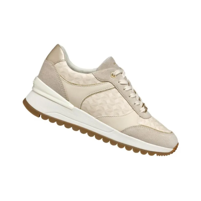 GEOX Desya Low Top Casual Shoes Women's Light Beige-3