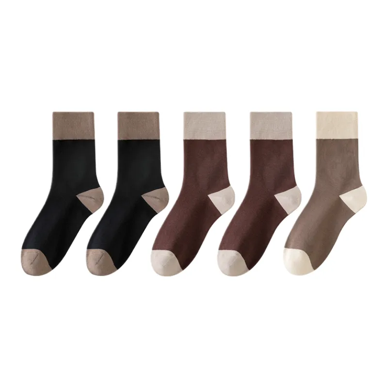 Cotton Gene Mid Calf Socks Women's 5 Pack-3