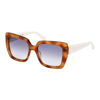 GUESS Plastic Square Sunglasses Women's Brown