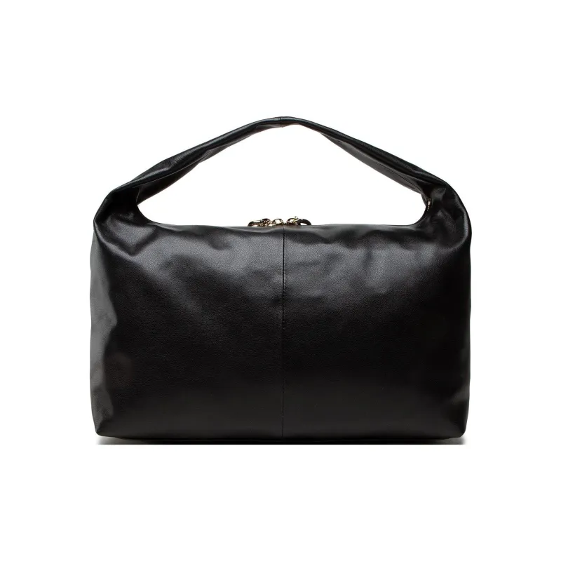 Furla Leather One Shoulder Handbag Women's Black-4