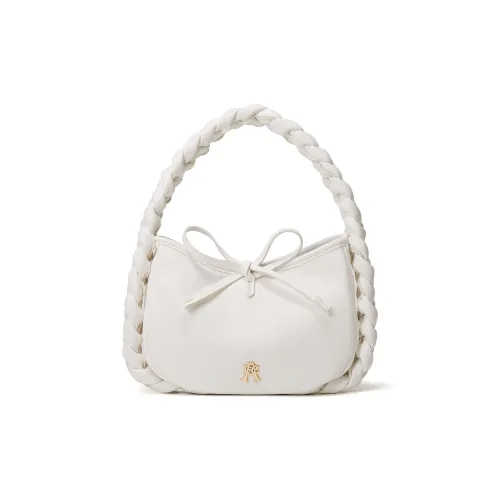 Fun And Cool Synthetic Leather Crescent Moon Handbag Medium Size Women's