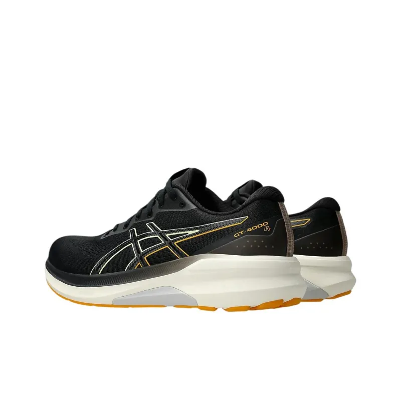 Asics GT 4000 4 Wear Resistant Low Top Running Shoes Men's Black-2