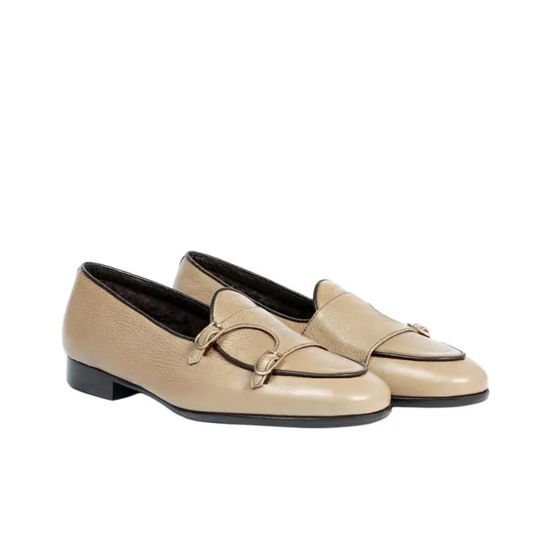 Edhèn Milano Loafers Men's Beige-3
