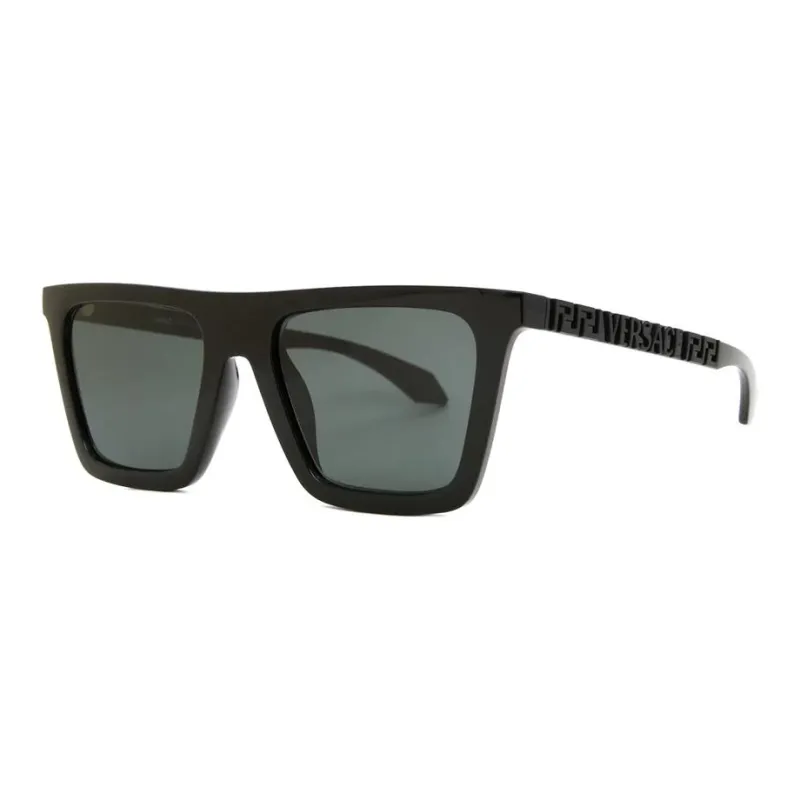 VERSACE Greca Square frame Sunglasses-0