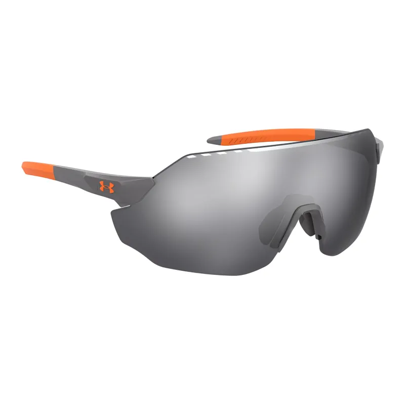 Under Armour Resin Irregular Shape Sunglasses Unisex Gray-2