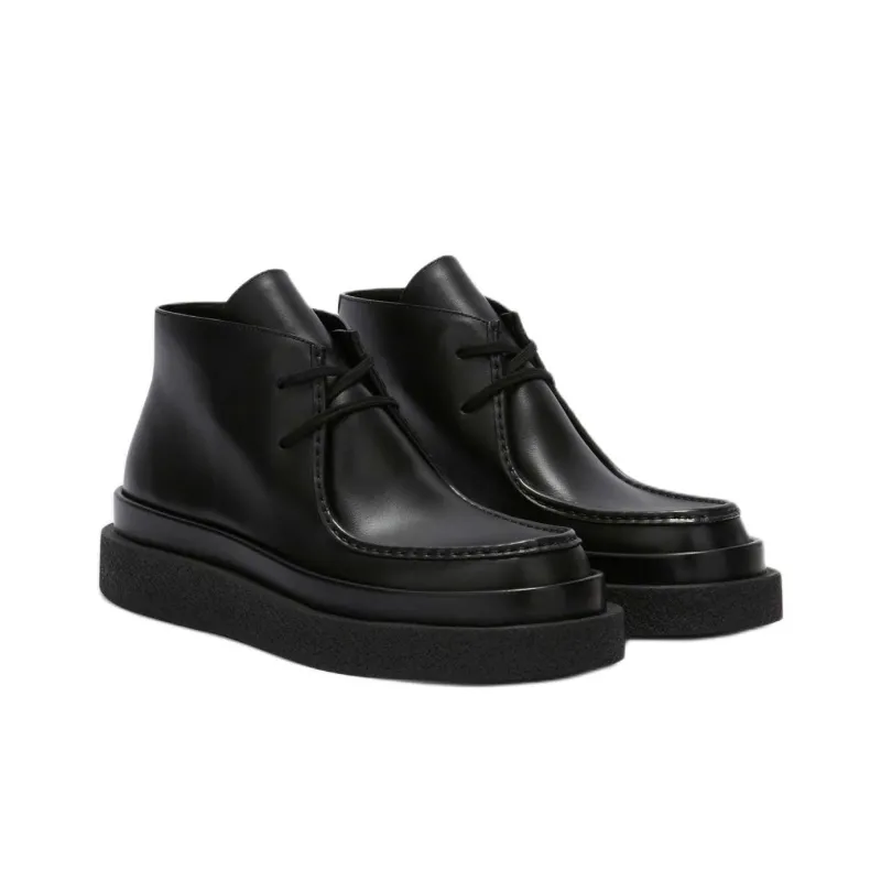 JIL SANDER Para Ankle Boots Men's Black-2
