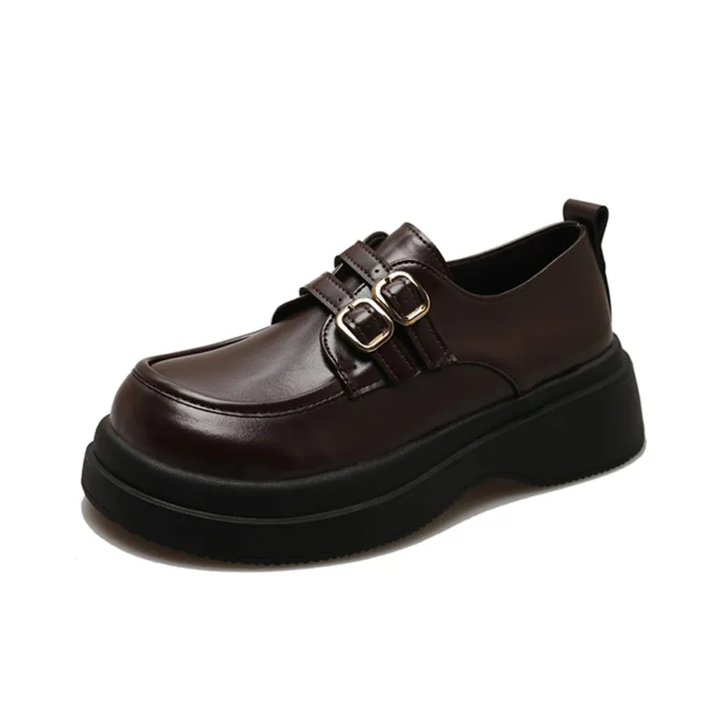 EEueeczs Loafers Women's Black/Brown-7