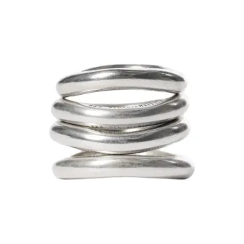 Ann Demeulemeester Silver Rings Unisex Silver