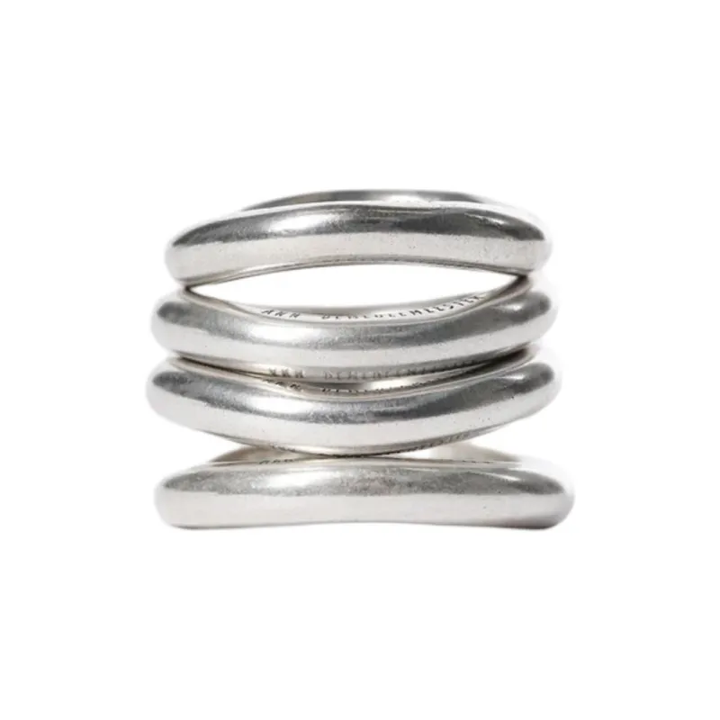 Ann Demeulemeester Herta Rings Set Of Four-0