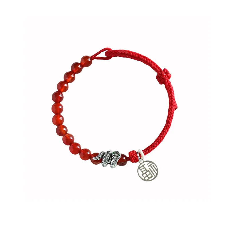 Tanner Agate Jade Bracelets Unisex-0