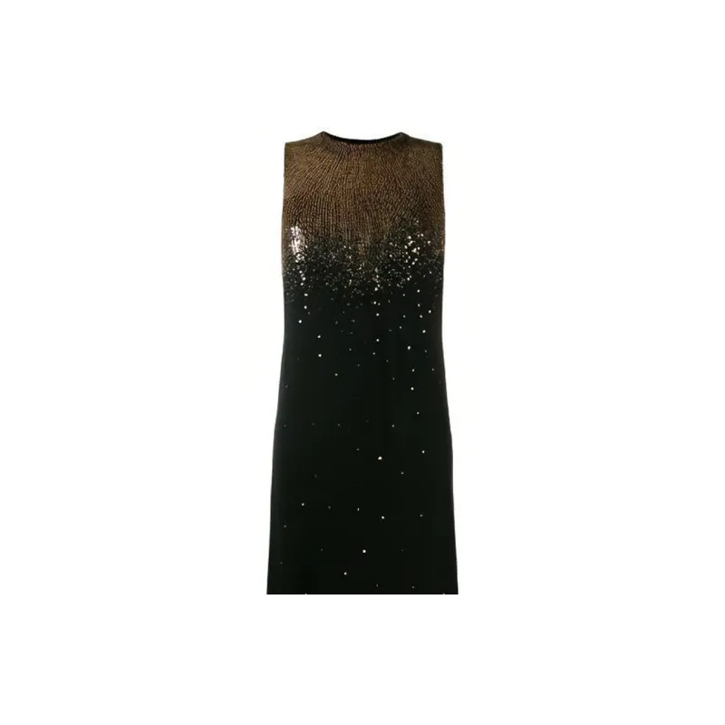 Givenchy Sleeveless Dresses Women's Black-4