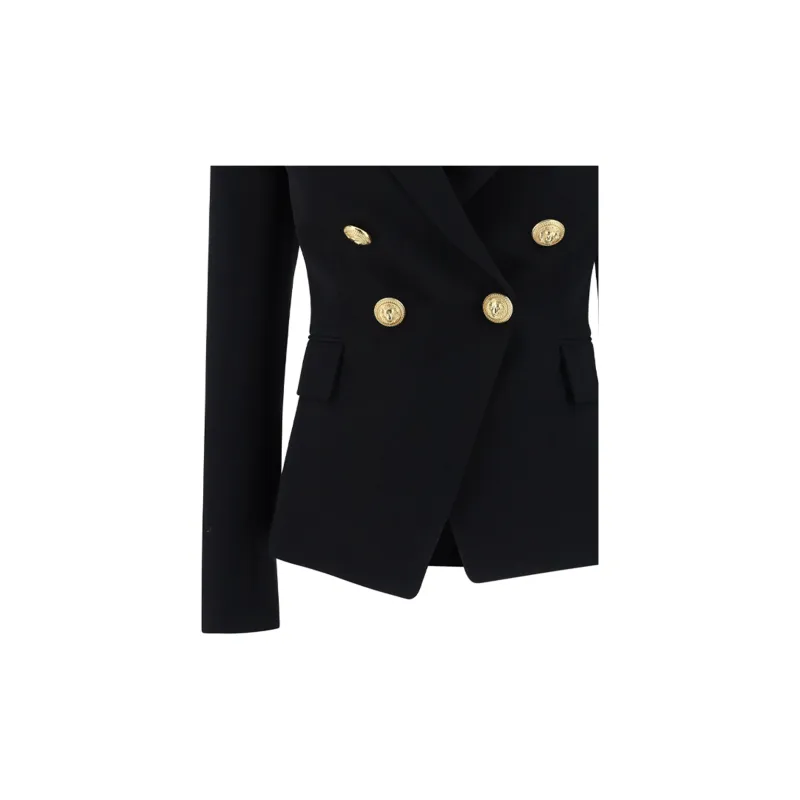 BALMAIN Button Embellished Tailored Blazer-3
