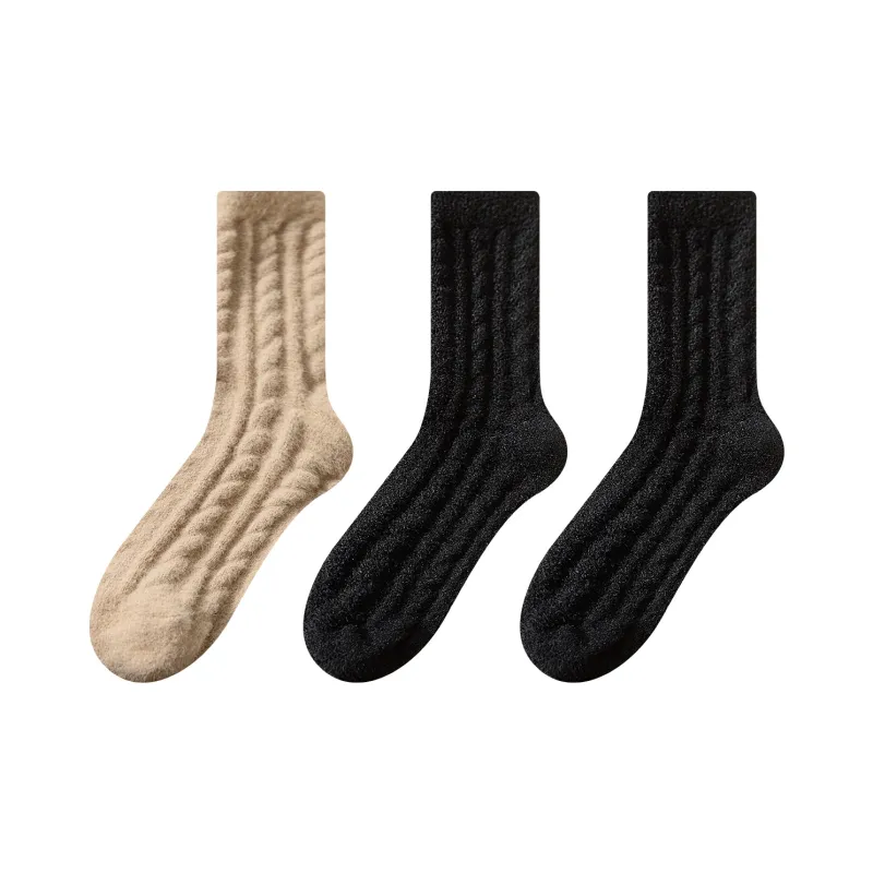 XXLLG Knee High Socks Women's 3 Pack-7