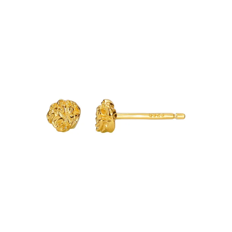 KING OF BLING 925 Sterling Silver Stud Earrings Unisex-5