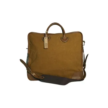 Alternative Country Canvas Bag, Shoulder Bag, Crossbody Bag, Handbag Unisex Brown