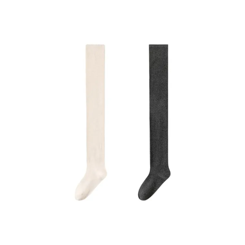 XIANSINIAO Thigh high Socks Women's 2 Pack-3