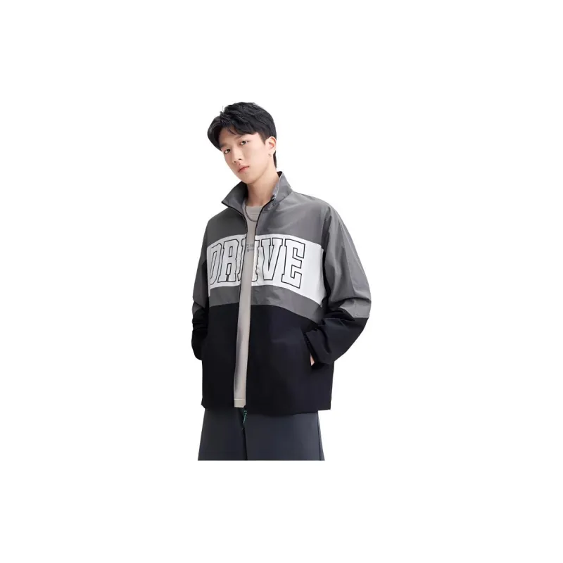 XTEP Trench Coat Men's Jet Black-2