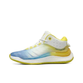 VOIT Basketball Shoes Unisex Low Top Orange Blue