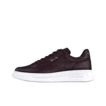 LOUIS VUITTON Beverly Hills Low-Top Skateboard Shoes Men's Brown