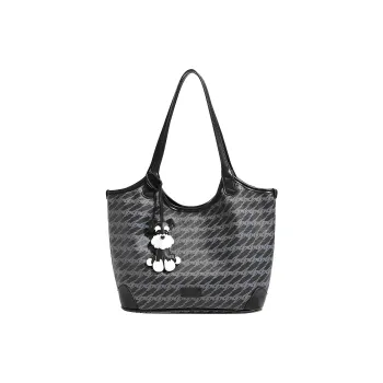 NATTY PVC Shoulder Bag Regular Women's Black