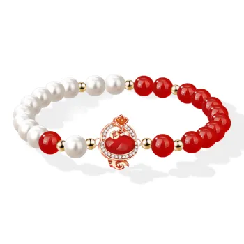 Children's Drawings Agate Bracelets Women's