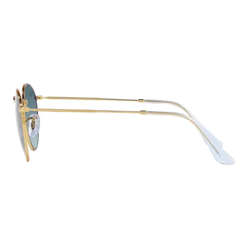 RayBan Metal Round Sunglasses Men's Gold-2