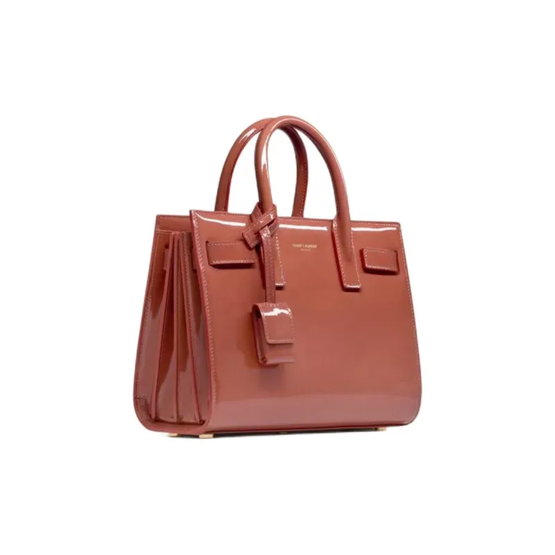 SAINT LAURENT SAC DE JOUR Calfskin One Shoulder Handbags Nano Women's Rose-1