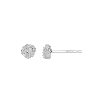 KING OF BLING 925 Sterling Silver Stud Earrings Unisex