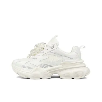 ZSBELLA Anti Slip And Wear Resistant Breathable Low Top Chunky Sneakers Women's