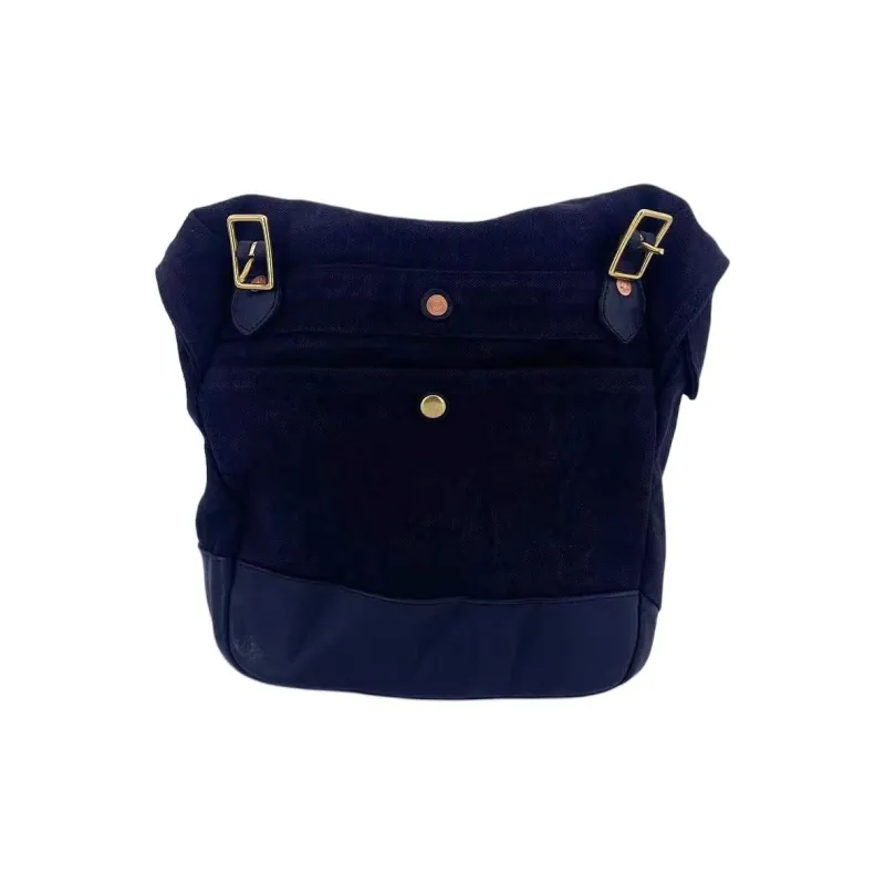 Alternative Country Minimalist Style Denim, Canvas Vintage Matte Texture Preppy Style Regular Unisex Black-2
