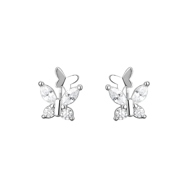 CLARKIA FLOWER 999 Fine Silver Stud Earrings Women's-0
