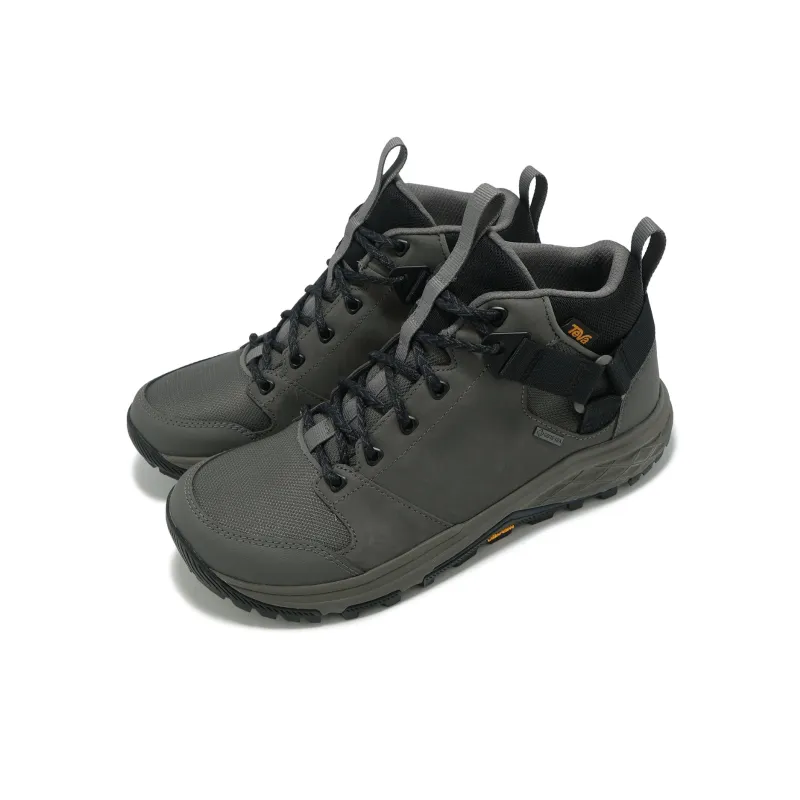 Teva Wear-resistant And Lightweight High-Top Hiking Shoes Men's Gray-2