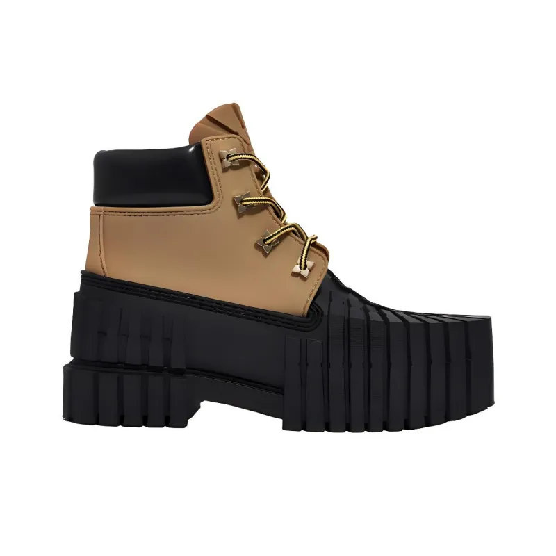 MSCHF Ankle Boots Unisex Black Brown-1