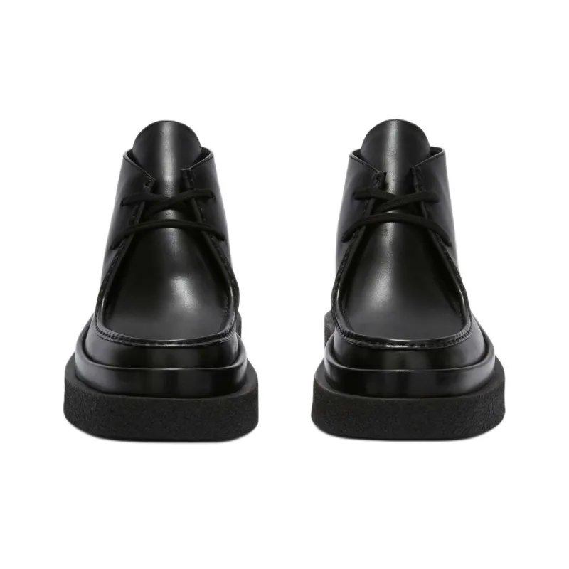 JIL SANDER Para Ankle Boots Men's Black-4