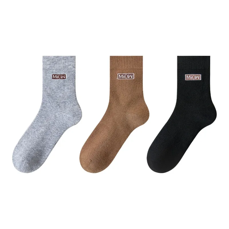 MIIOW Mid Calf Socks Unisex 3 Pack-20