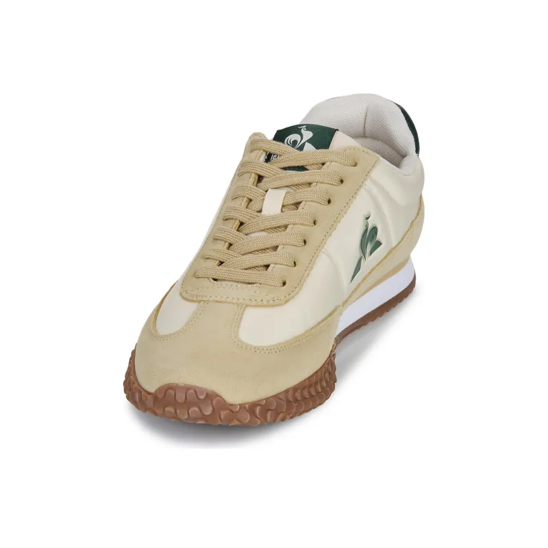 Le Coq Sportif Anti Slip Wear Resistant Low Top Casual Running Shoes Unisex Beige-2