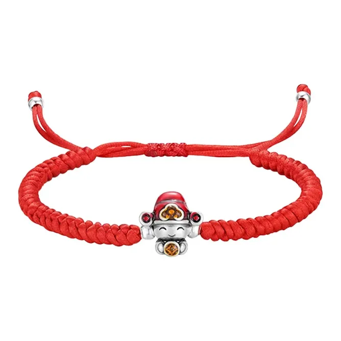 YUOFFICIAL 999 Fine Silver Adjustable Elegance Minimalist Style Fashion Versatile Advanced Sensory Bracelets Unisex-5