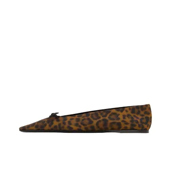 SAINT LAURENT Poppy Square Toe Ballerinas Women's