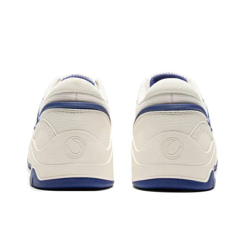 LINING Moon White 3 Skateboard Shoes Men Low Top White Blue-5