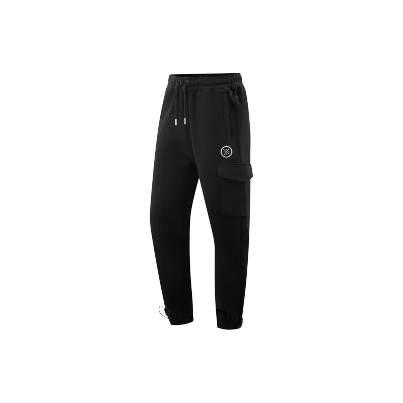 LiNing WOW Knitted Sweatpants Men's Black-0