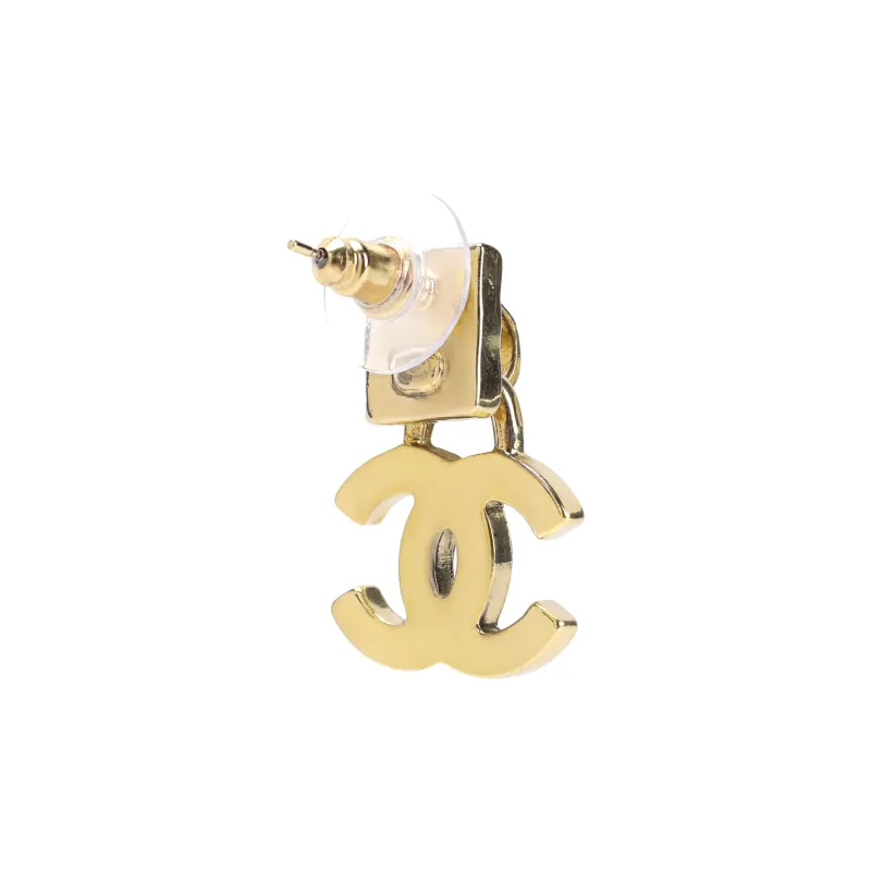 CHANEL Earrings Women's Gold-3