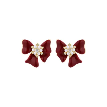 VIOLET Copper Alloy Earrings Women's