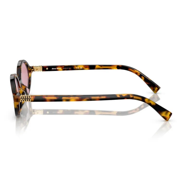 MIU MIU Oval Frame Sunglasses-2