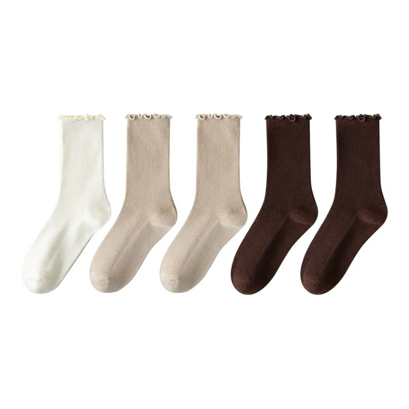 Lan Miao Mid Calf Socks Women's 5 Pack-20